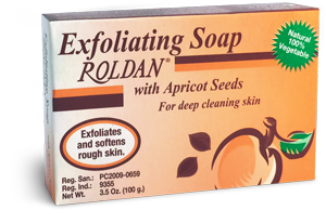 Jabón exfoliante Roldan
